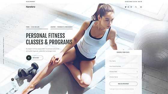 Sports & Fitness ― Fullscreen Hero